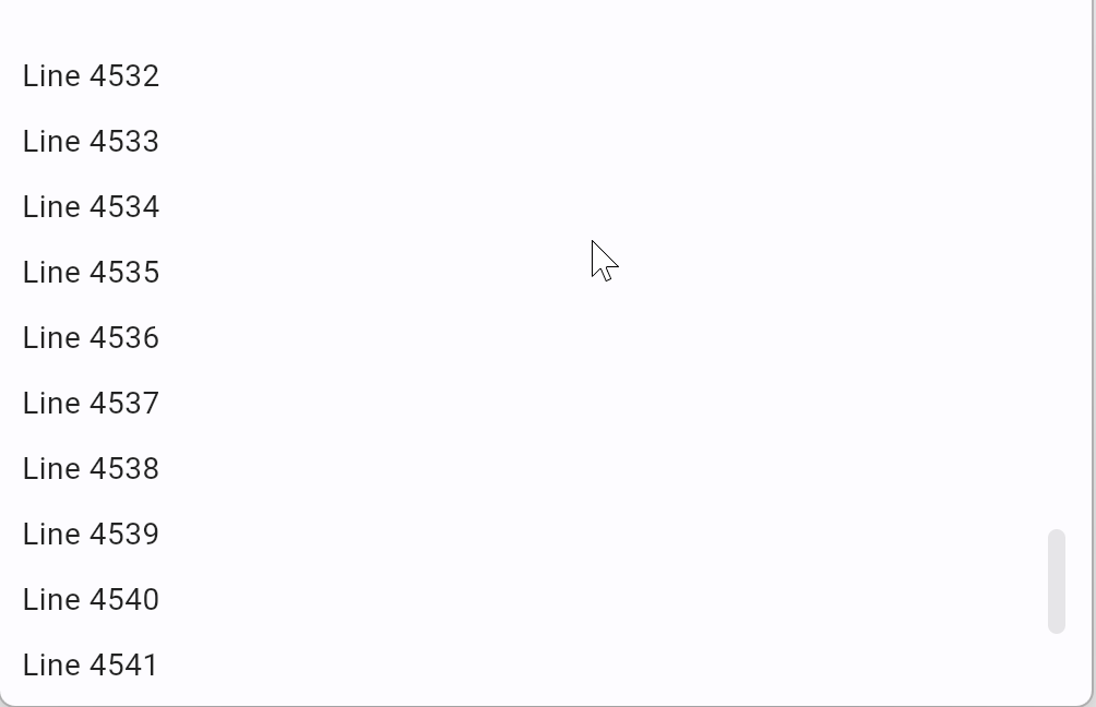 Scroll column